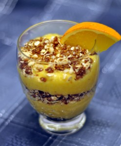 Orange Mango Pudding