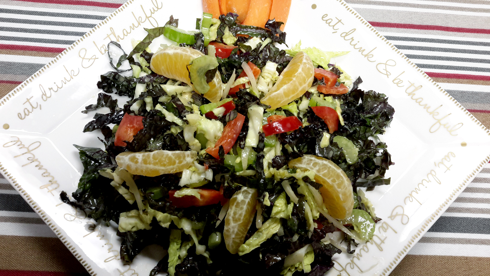 Orange Kale Salad